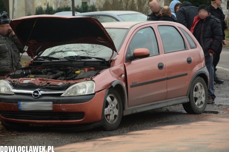 Kolizja na skrzyżowaniu w Szpetalu Górnym