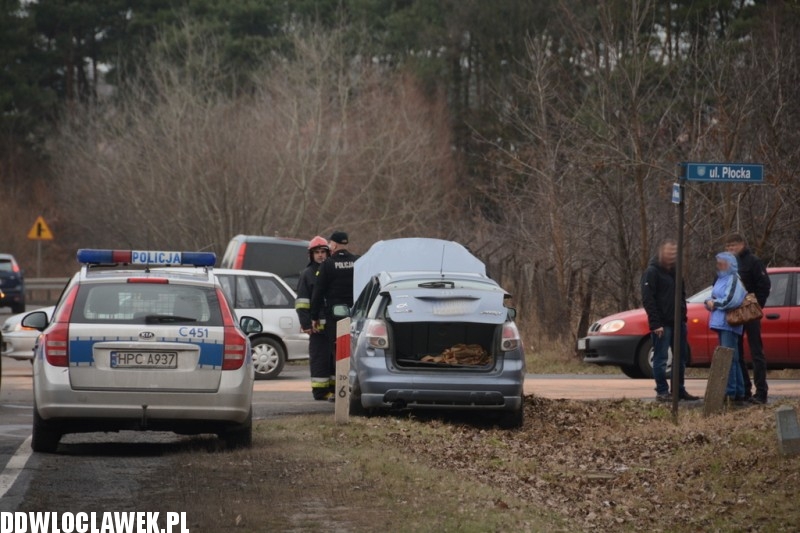 Kolizja na skrzyżowaniu w Szpetalu Górnym
