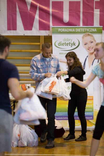 Mikołajkowy Maraton Fitness w sali PWSZ