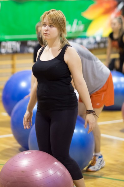 Mikołajkowy Maraton Fitness w sali PWSZ