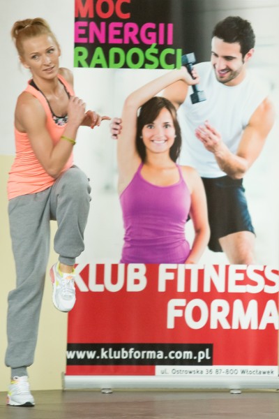 Mikołajkowy Maraton Fitness w sali PWSZ