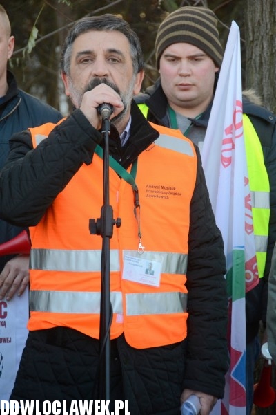 Związkowcy zablokowali DK91