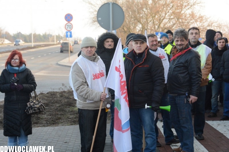 Związkowcy zablokowali DK91