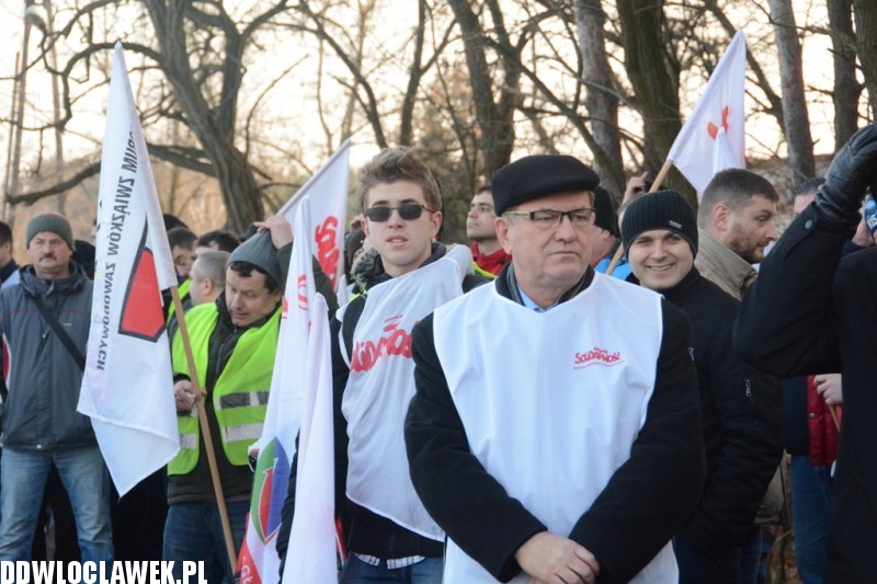 Związkowcy zablokowali DK91
