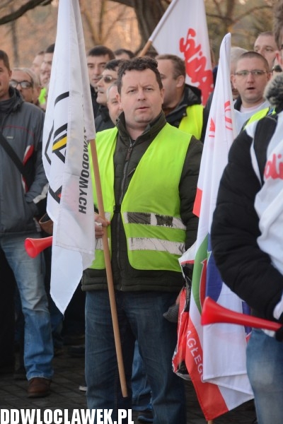Związkowcy zablokowali DK91