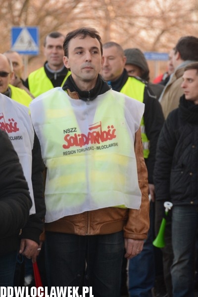 Związkowcy zablokowali DK91
