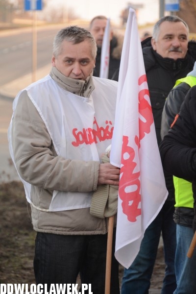 Związkowcy zablokowali DK91