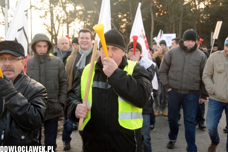 Związkowcy zablokowali DK91