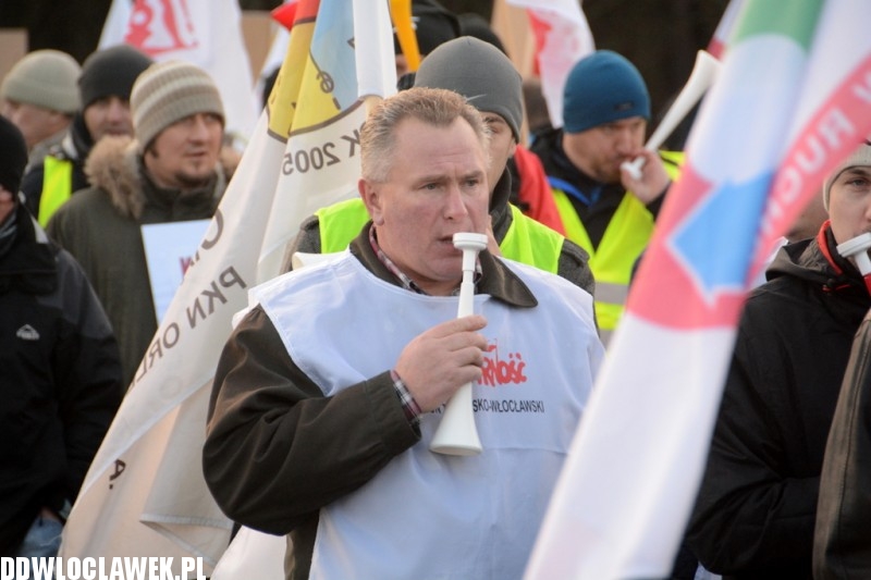 Związkowcy zablokowali DK91