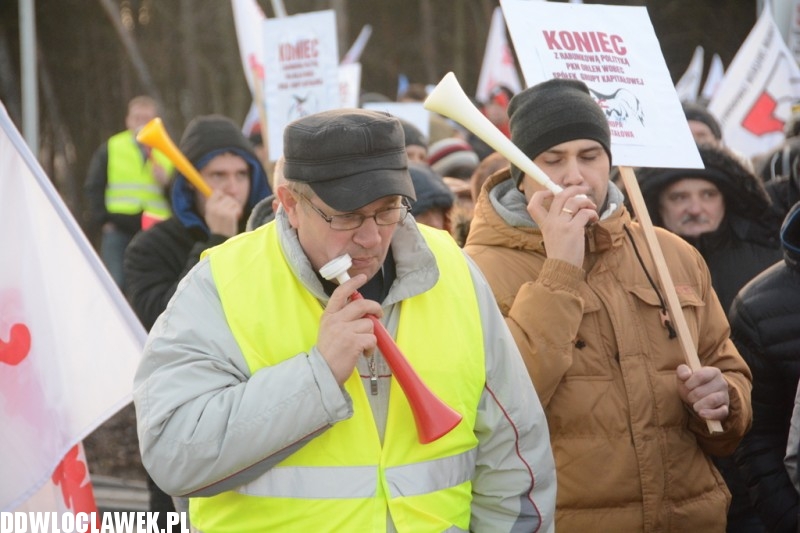 Związkowcy zablokowali DK91