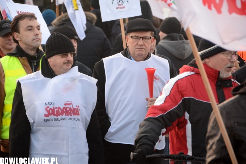 Związkowcy zablokowali DK91
