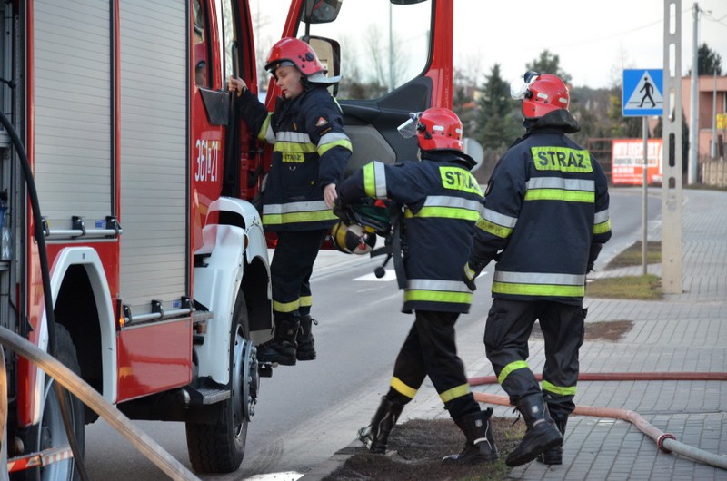 Pożar poddasza na ul. Kapitulnej