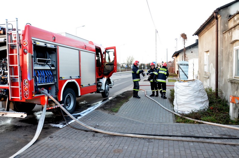 Pożar poddasza na ul. Kapitulnej