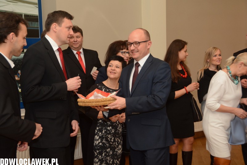 Wigilia dla mieszkaców w Urzędzie Miasta