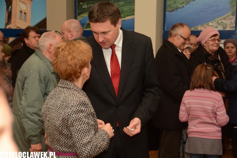 Wigilia dla mieszkaców w Urzędzie Miasta