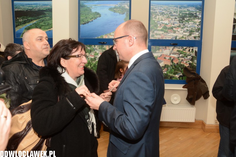 Wigilia dla mieszkaców w Urzędzie Miasta