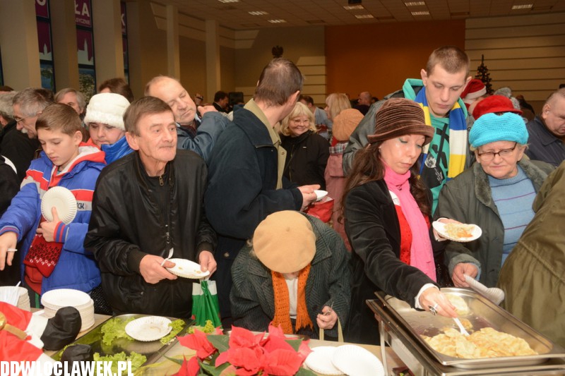 Wigilia dla mieszkaców w Urzędzie Miasta
