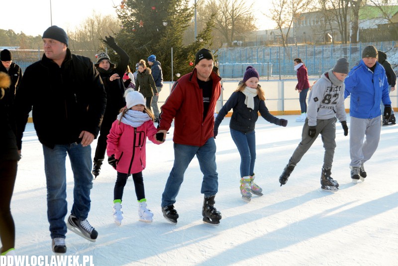 Święta na lodowisku przy alei Chopina