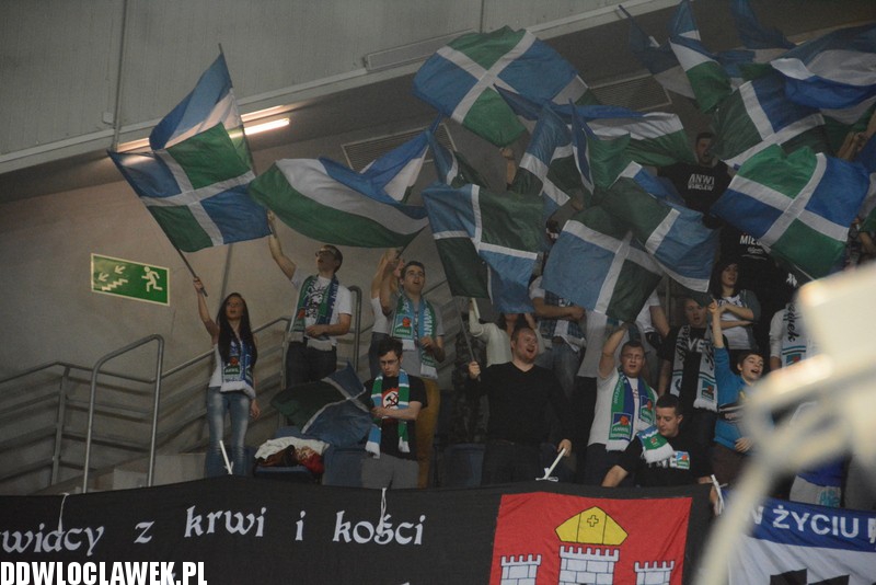 Kibice podczas meczu Anwil - Polfarmex