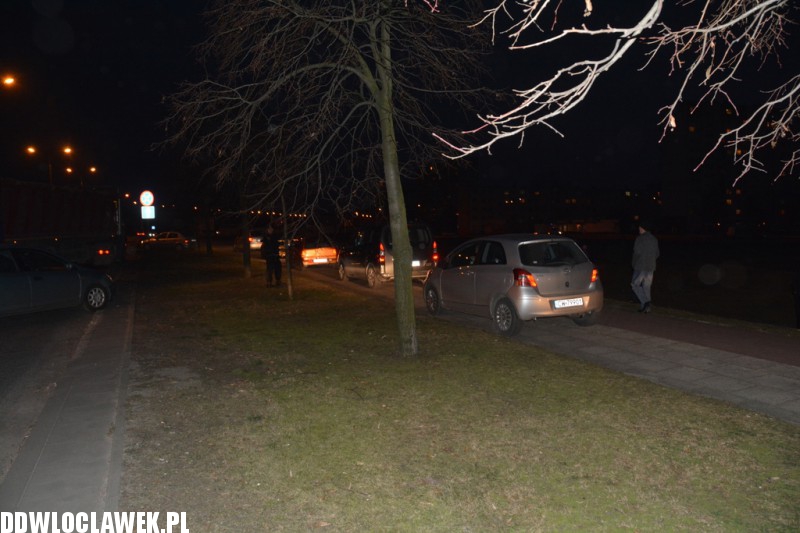 Kolizja tira i auta osobowego na Kruszyńskiej
