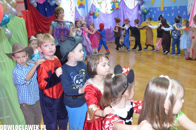 Bal karnawałowy w przedszkolu nr 13 we Włocławku