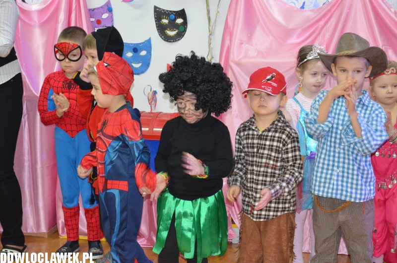 Bal karnawałowy w przedszkolu nr 13 we Włocławku