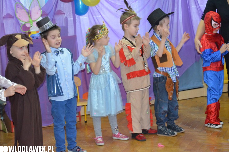 Bal karnawałowy w przedszkolu nr 13 we Włocławku