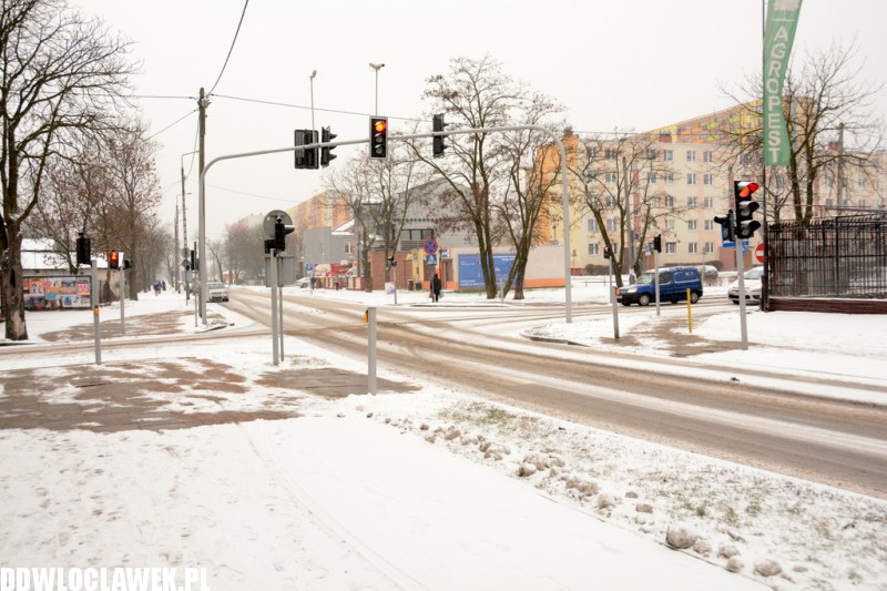 Śnieżna zima wróciła do Włocławka