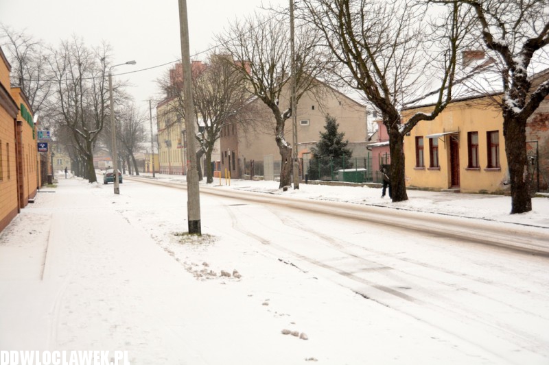 Śnieżna zima wróciła do Włocławka