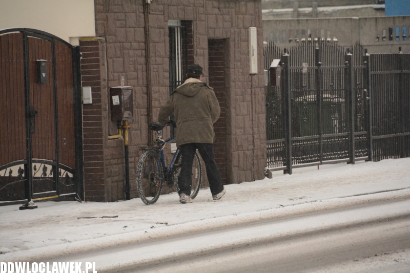 Śnieżna zima wróciła do Włocławka