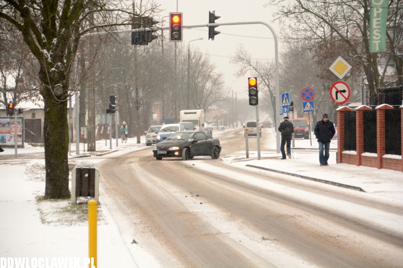 Śnieżna zima wróciła do Włocławka