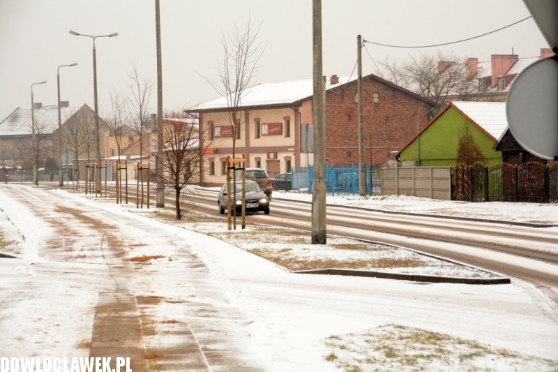 Śnieżna zima wróciła do Włocławka