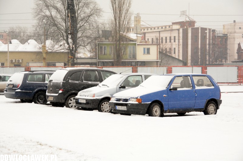 Śnieżna zima wróciła do Włocławka