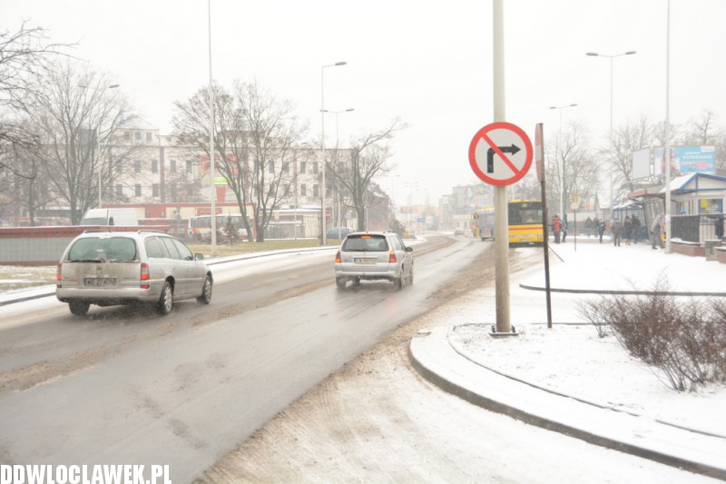 Śnieżna zima wróciła do Włocławka