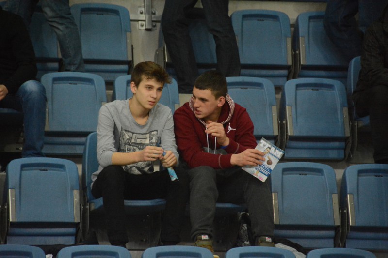 Kibice podczas meczu Anwil - Rosa