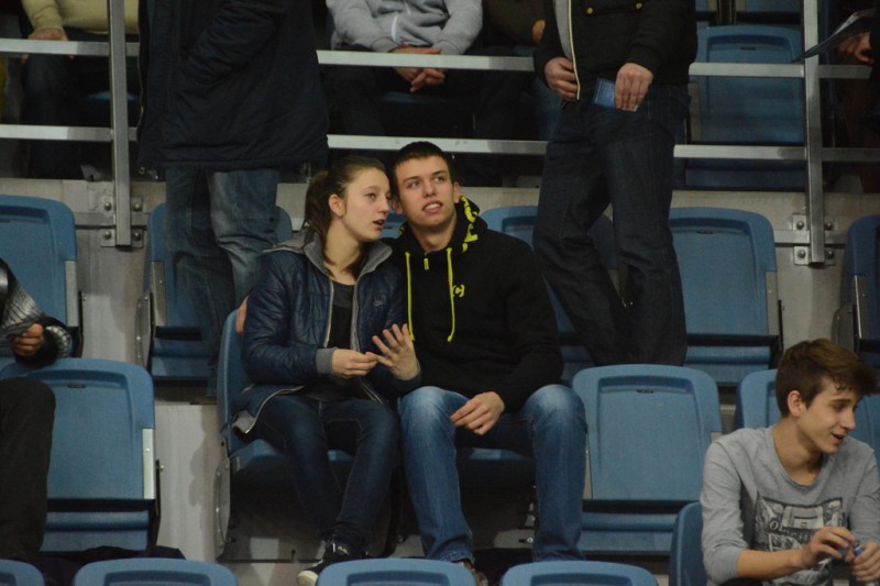 Kibice podczas meczu Anwil - Rosa