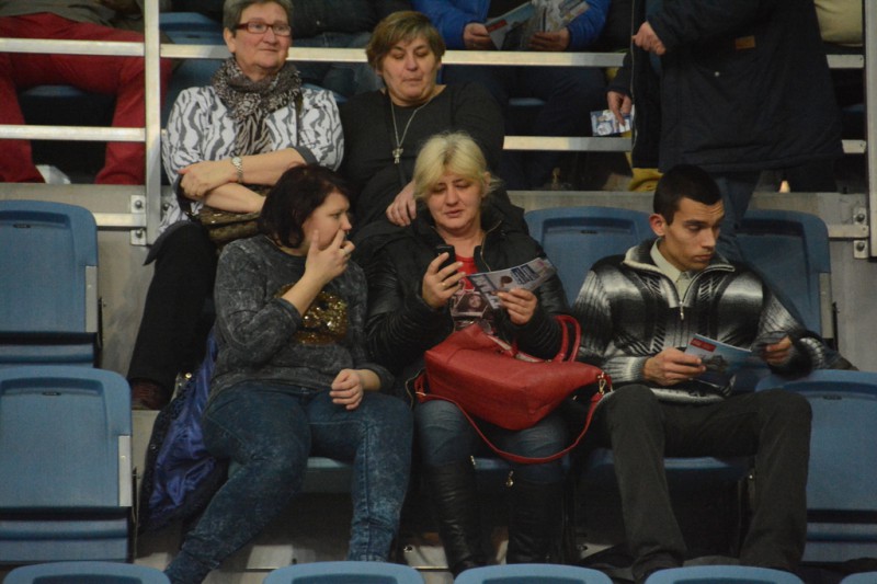 Kibice podczas meczu Anwil - Rosa