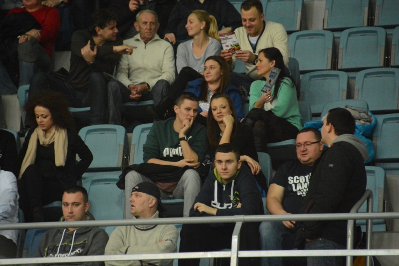 Kibice podczas meczu Anwil - Rosa