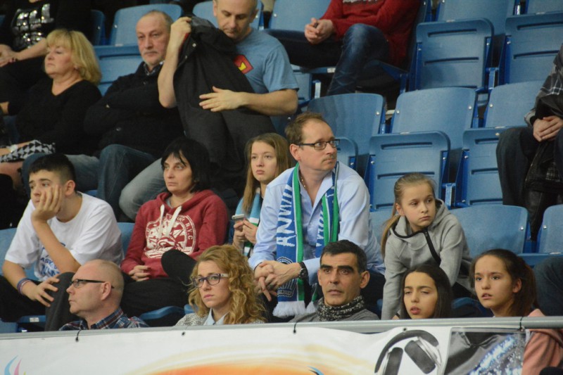 Kibice podczas meczu Anwil - Rosa