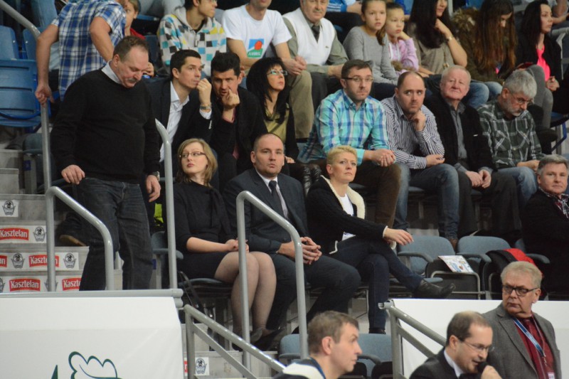 Kibice podczas meczu Anwil - Rosa