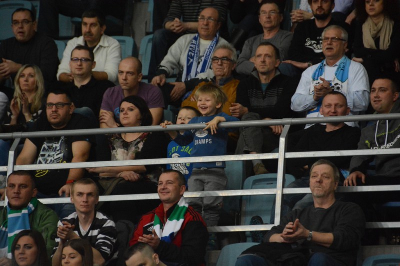 Kibice podczas meczu Anwil - Rosa