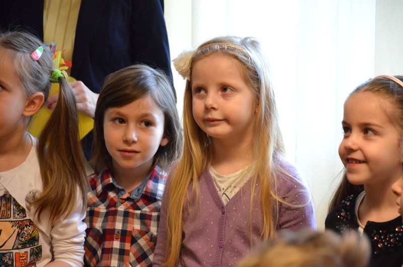 Dzieci z wizytą u prezydenta Wojtkowskiego
