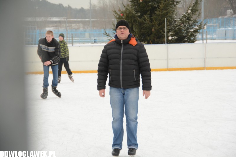 Weekend na lodowisku przy alei Chopina