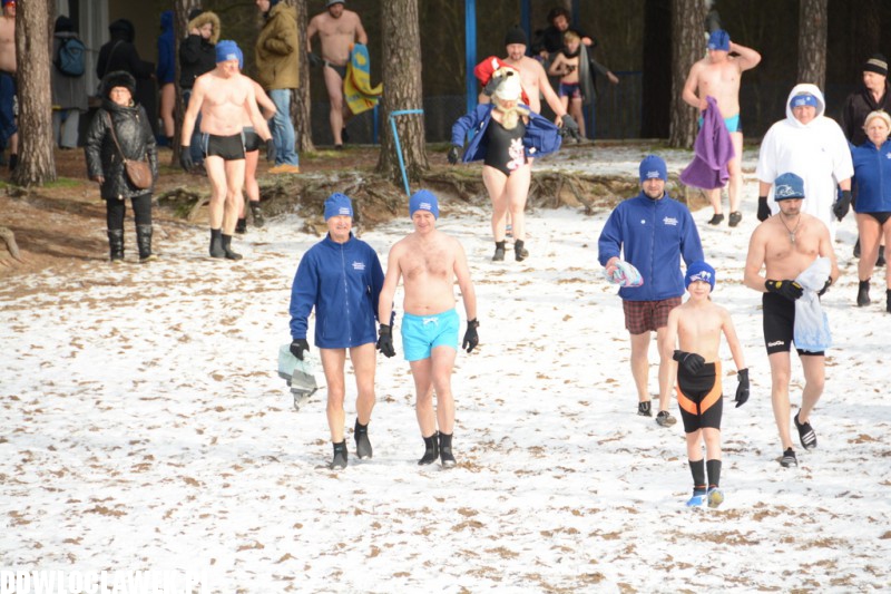 Kąpiel morsów w jeziorze Czarnym