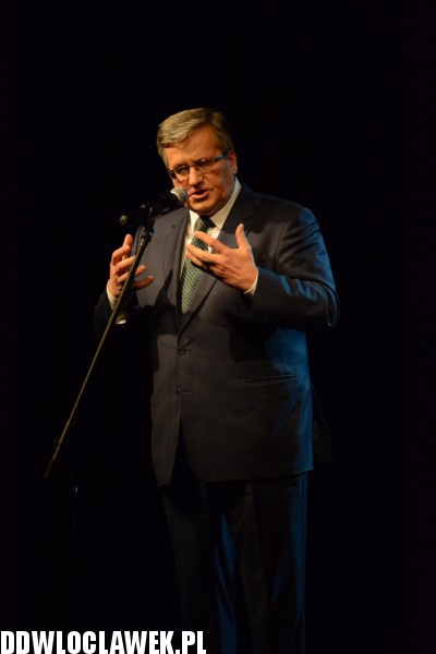 Bronisław Komorowski we Włocławku