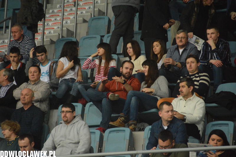Kibice podczas meczu Anwil - Polpharma