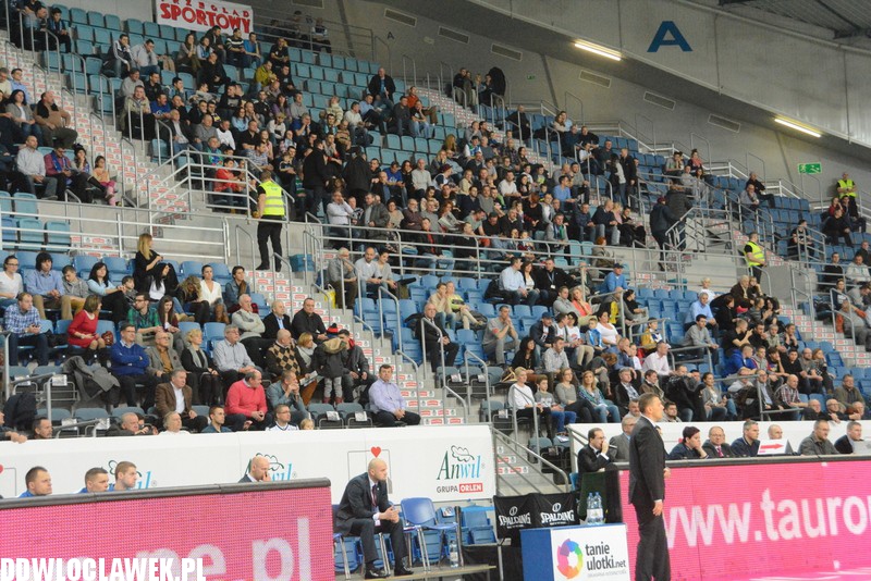 Kibice podczas meczu Anwil - Polpharma
