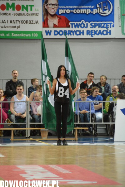 Cheerleaderki Anwilu na meczu z Polpharmą