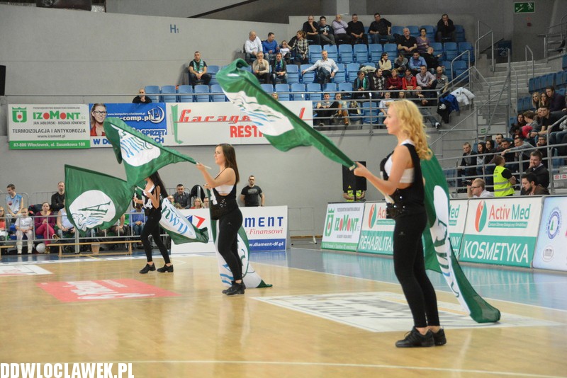 Cheerleaderki Anwilu na meczu z Polpharmą