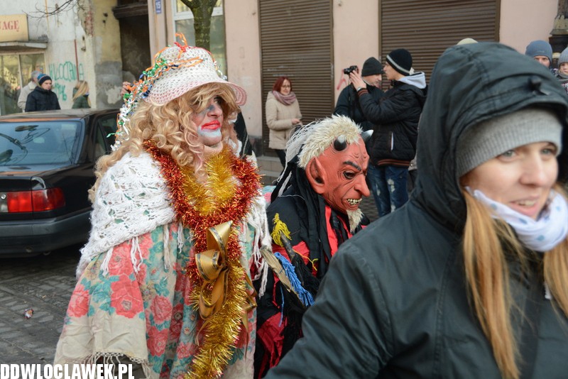 Korowód grup zapustnych we Włocławku